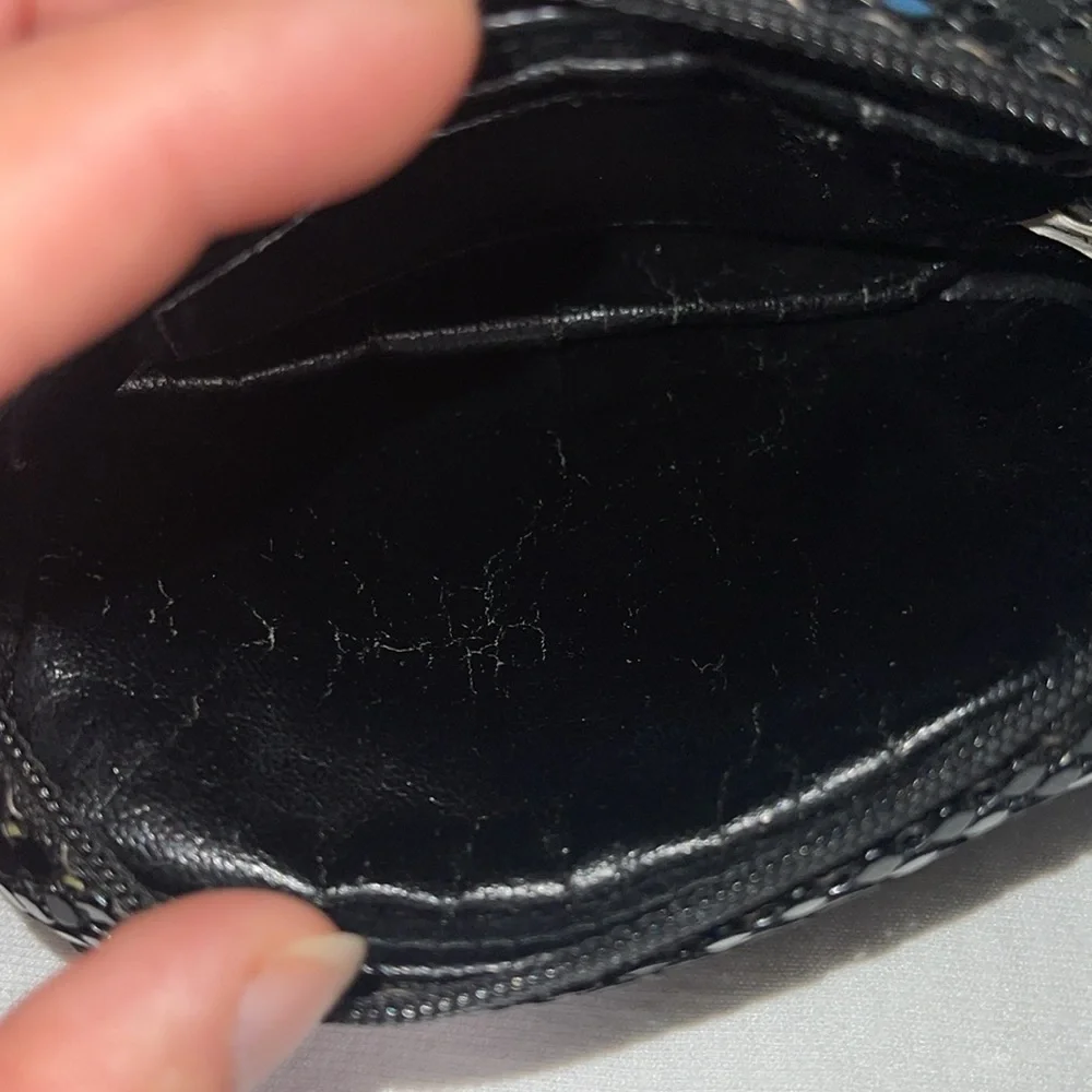 Vintage Black Mesh Wallet/Clutch
